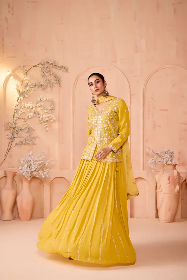 Yellow_Georgette_Embroidery_Dori_Work_Skirt_Top_Dupatta_Set_For_Women
