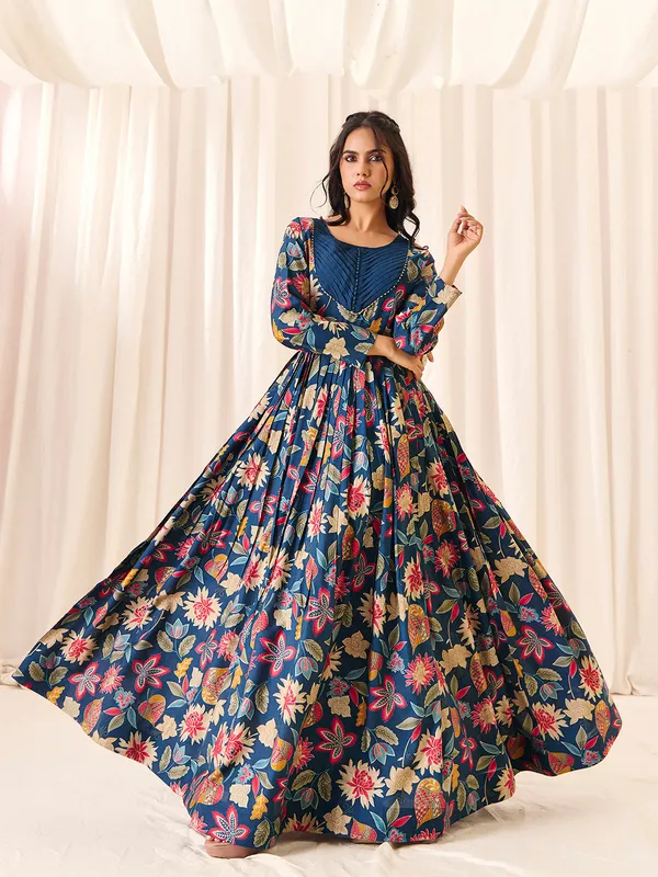 Morpich_Chanderi_Flared_Anarkali_Embroidered_Gown_For_Women