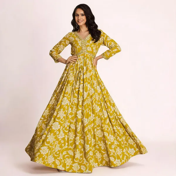 Yellow_Georgette_Embroidered_Sharara_Set_For_Women