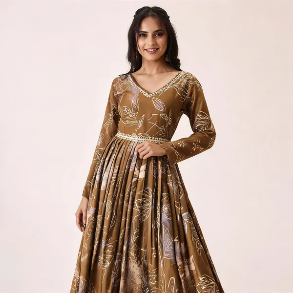 Coffee_Georgette_Vatican_Print_Embroidered_Anarkali_Gown_For_Women