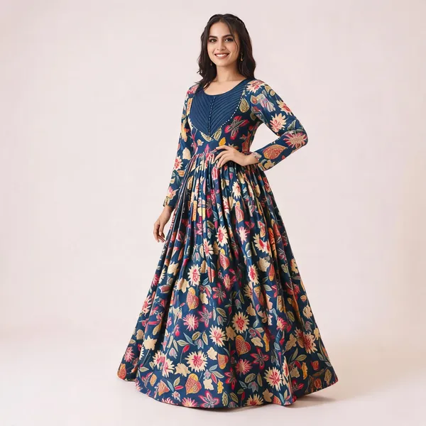 Morpich_Chanderi_Flared_Anarkali_Embroidered_Gown_For_Women