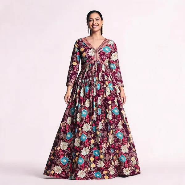 Wine_Georgette_Flared_Anarkali_Embroidered_Gown_For_Women