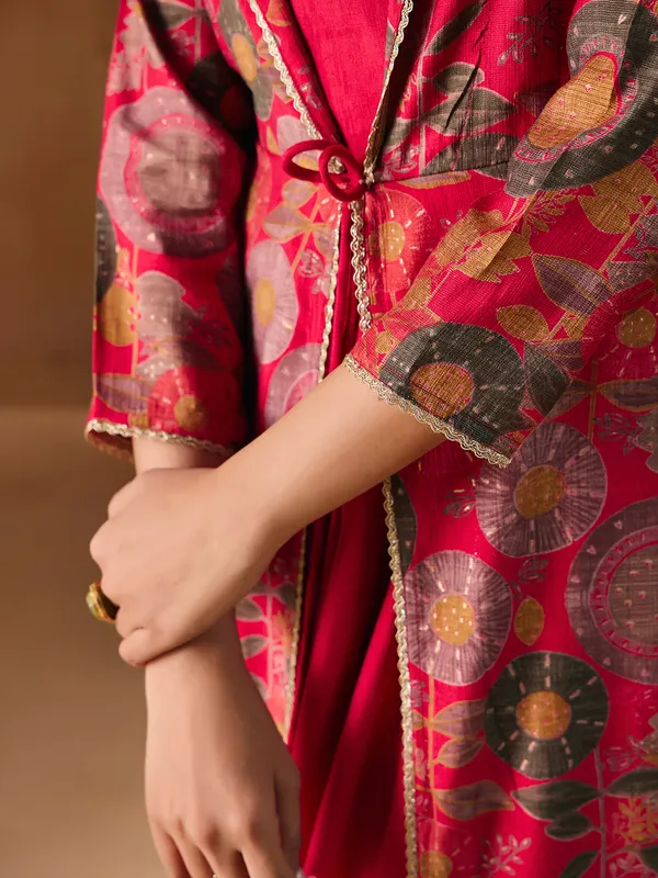 Pink_Georgette_Vatican_Print_Indo_Western_Gown_For_Women