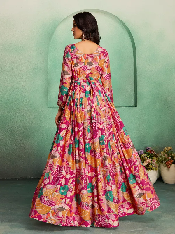 Pink_Rayon_Embroidered_Kurti_Pant_Set_For_Women