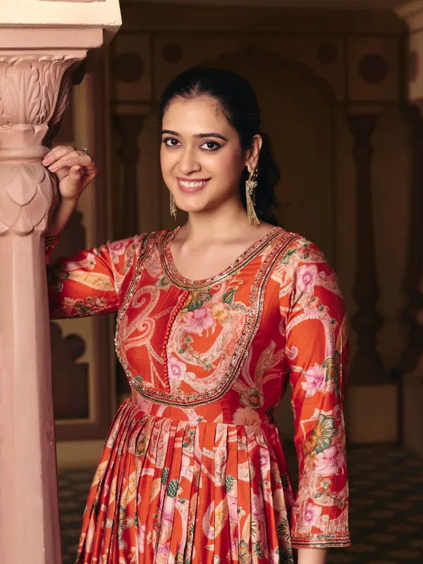 Orange_Georgette_Vatican_Print_Embroidered_Anarkali_Gown_For_Women
