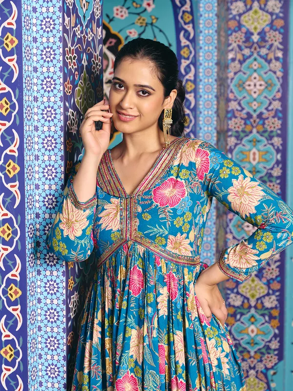 Sky_Blue_Georgette_Flared_Anarkali_Embroidered_Gown_For_Women