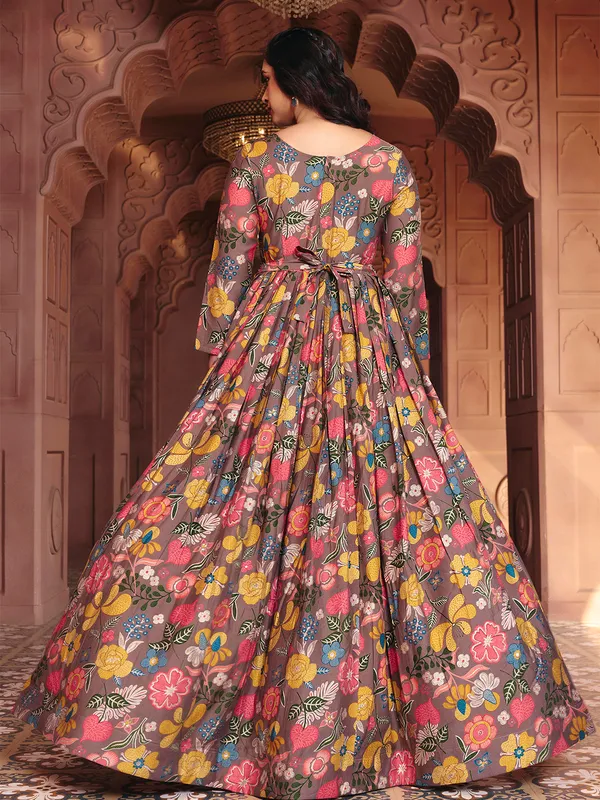 Coffee_Georgette_Flared_Anarkali_Embroidered_Gown_For_Women