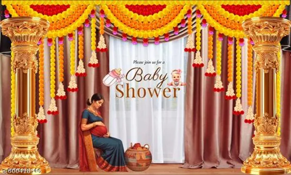 Premium_Baby_Shower_Backdrop_|_Classy_Gold_&_Maroon_Theme