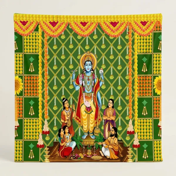 Ram_Darbar_Poster_On_Washable_Cloth_5X7_Inch_Traditional_Pooja_Room_Wall_Dcor