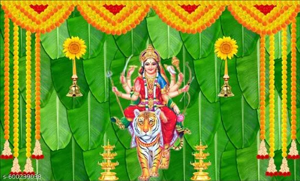 Durga_Maa_Washable_Wall_Poster_5X7_Inch_Pooja_Room_&_Navratri_Decoration
