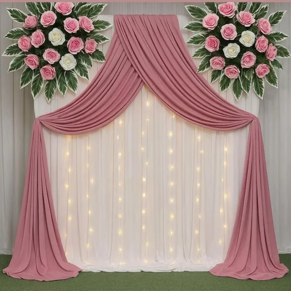Luxury_Pink_Rose_Floral_Curtain_Backdrop_With_Soft_Drapes_&_Warm_Lights