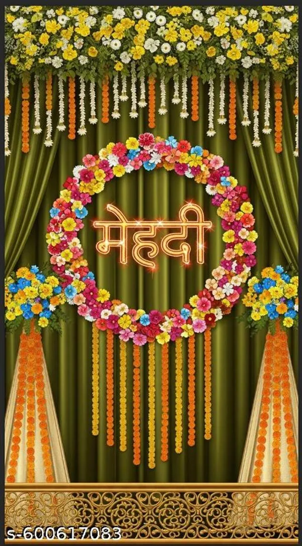Mehendi_Backdrop_|_5*8_Fit_|_Royal_Green_&_Gold_Floral_Design