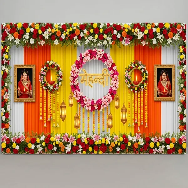Premium_Mehendi_Backdrop_|_8X5_Ft_|_Floral_Frame_&_Lantern_Design