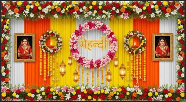 Premium_Mehendi_Backdrop_|_8X5_Ft_|_Floral_Frame_&_Lantern_Design