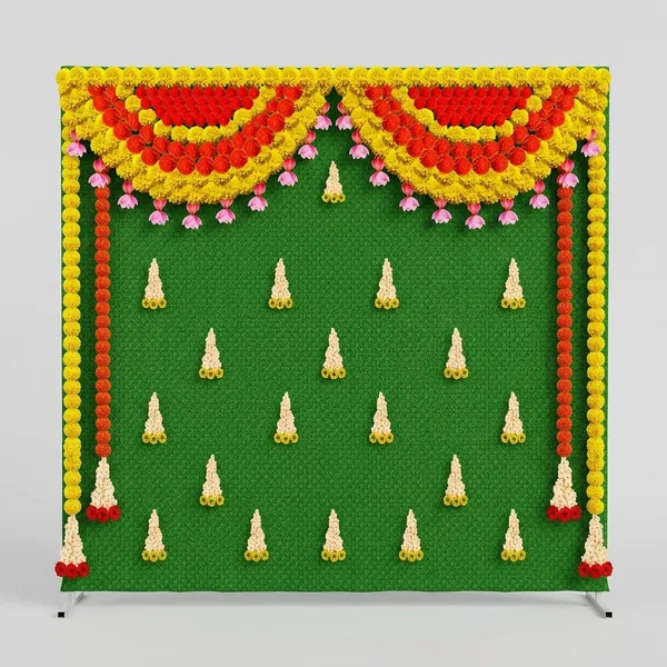 Traditional_Washable_Flower_Garland_Wall_Poster_5X7_Inch_Pooja_Backdrop_For