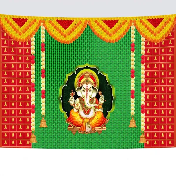 Ganpati_Pooja_Backdrop_5X7_Ft_Washable_Wall_Poster_With_Ganesha_Print_&_Marigold
