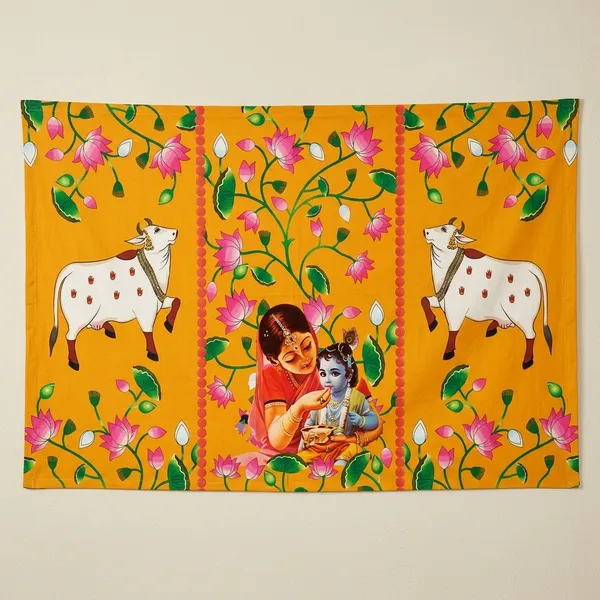 Shri_Krishna_With_Yashda_Pooster_Decoration_Wall_Decor