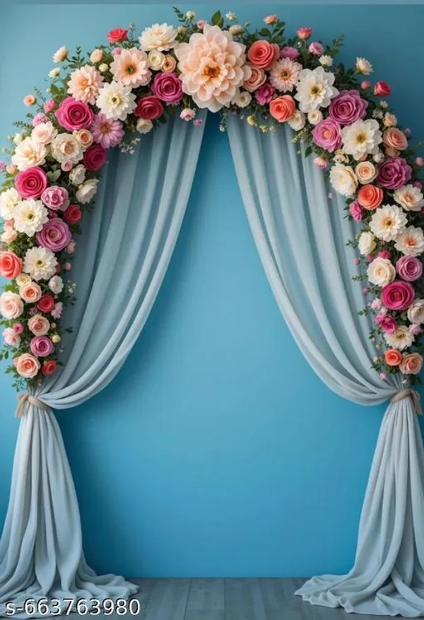 Elegant_Floral_Arch_Curtain_Backdrop