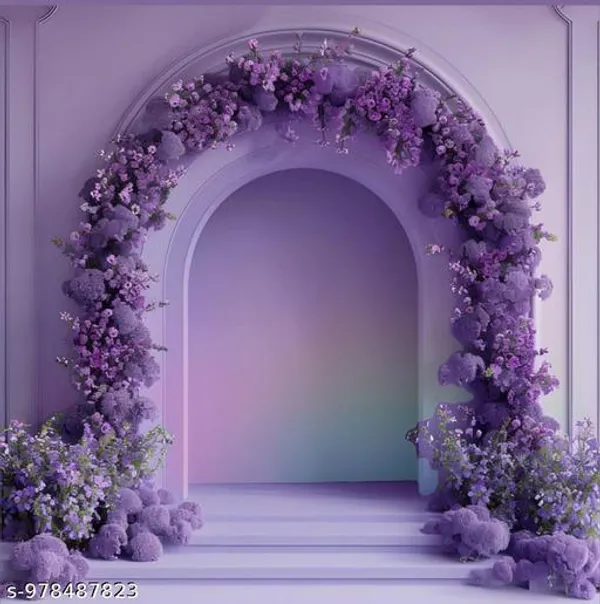 Lavender_Floral_Arch_Backdrop_Curtain_For_Festival_&_Event_Decoration