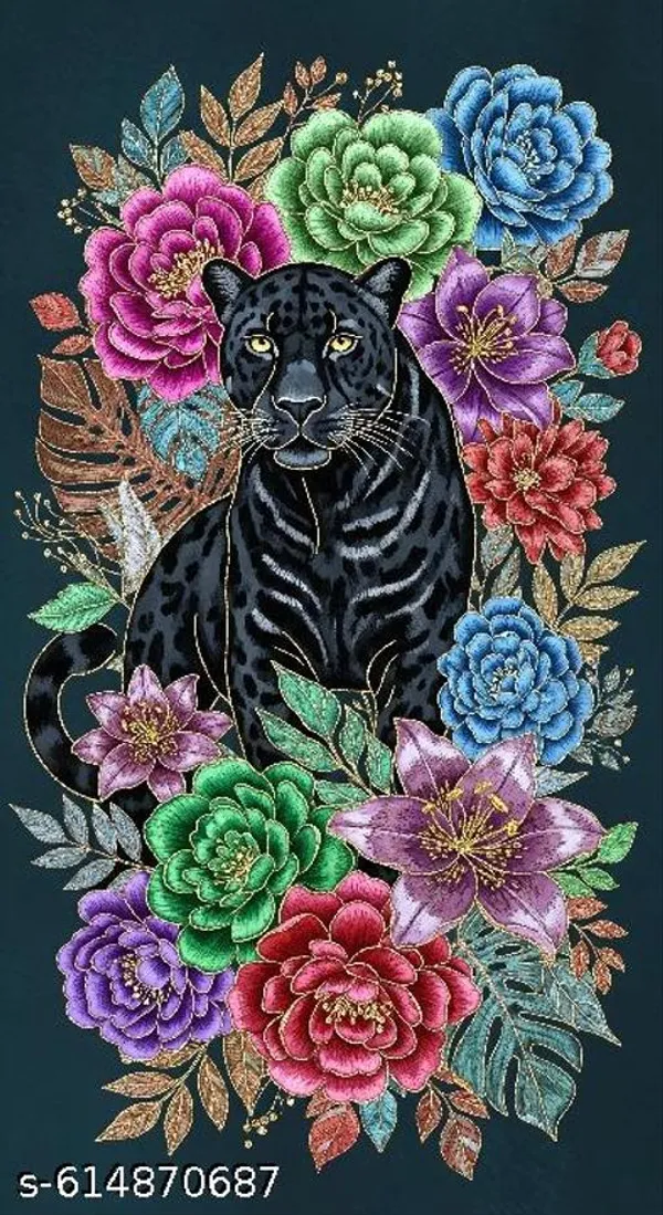 Elegant_Black_Panther_Floral_Backdrop_Curtain_|_8X5_Ft_|_Washable_Fabric