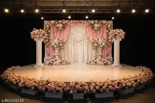 Exquisite_Royal_Peach_And_Cream_Floral_Arch_Decoration_Backdrop_Cloth_-_Size_5X8