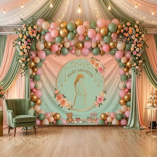 Premium_Baby_Shower_Silhouette_Backdrop_Of_Pregnant_Woman_Surrounded_By_Balloons
