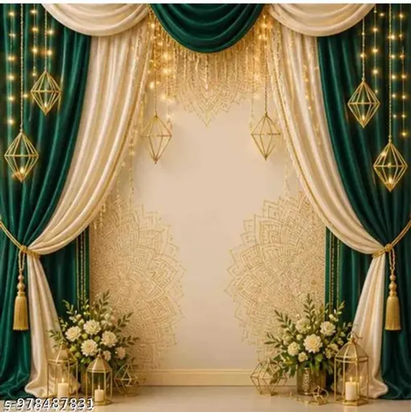 Luxury_Green_Curtain_Backdrop_Curtain_For_Festival_&_Event_Decoration