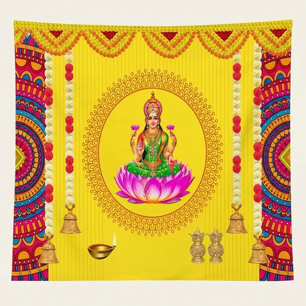 Mahalaxmi_Washable_Wall_Poster_5X7_Inch_Goddess_Lakshmi_Pooja_Room_Decoartion