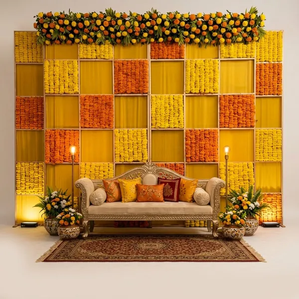 Premium_Yellow_Orange_Marigold_Grid_Backdrop_Cloth_5X8Ft