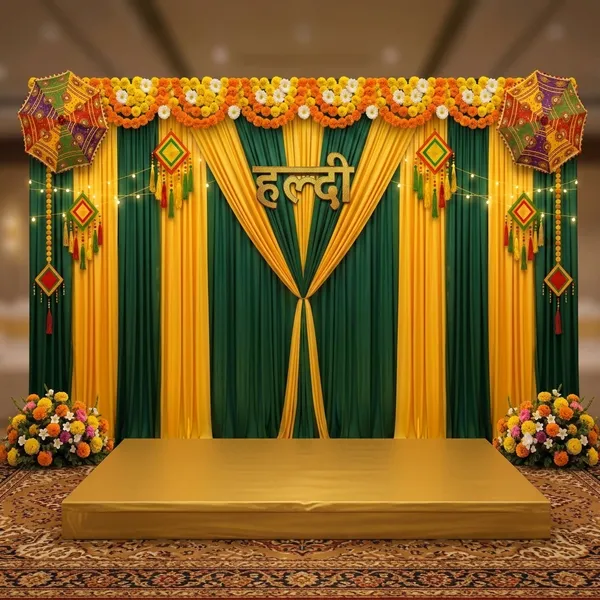 Premium_Green_Yellow_Haldi_Backdrop_Cloth_5X8Ft