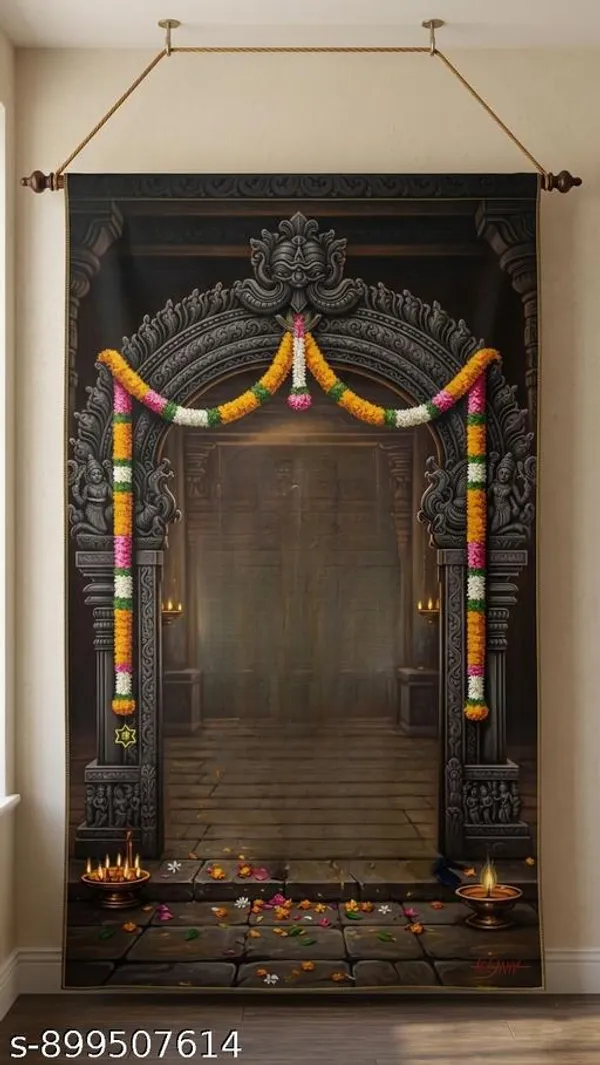 Premium_Traditional_Temple_Arch_Backdrop_Cloth_5X8Ft