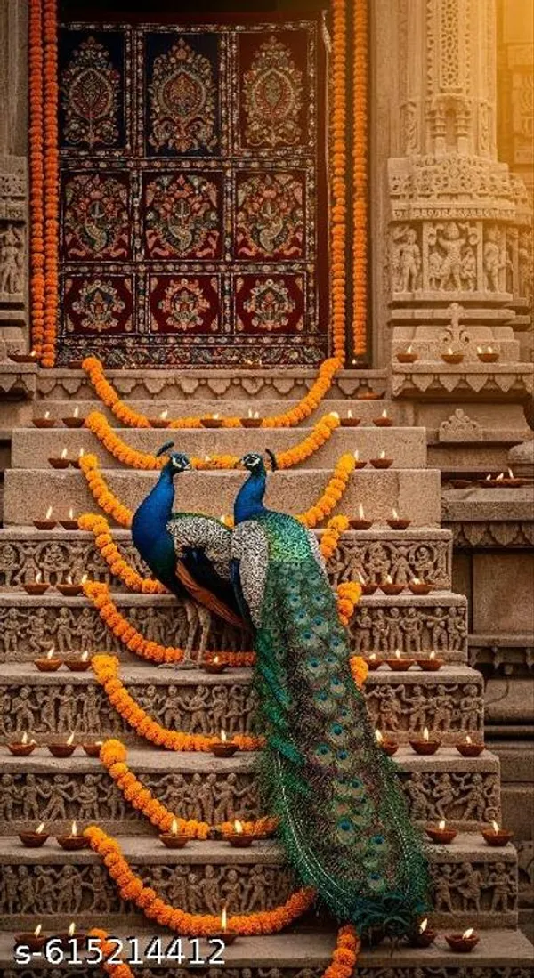 Royal_Peacock_Temple_Backdrop_|_8X5_Ft_Washable_Cloth