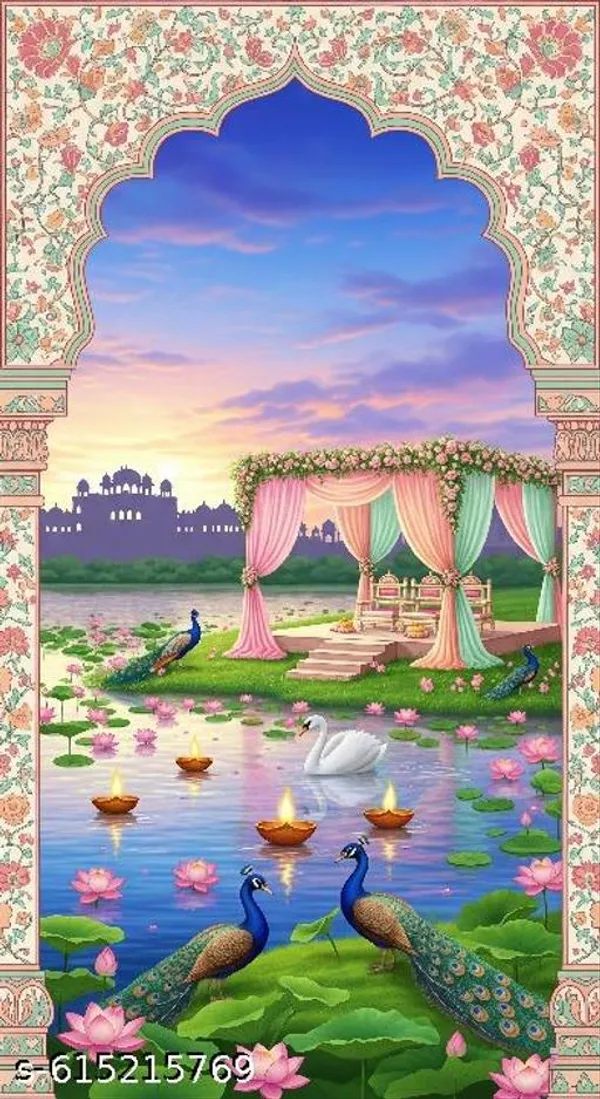 Royal_Lotus_Lake_Backdrop_|_8X5_Ft_Washable_Cloth