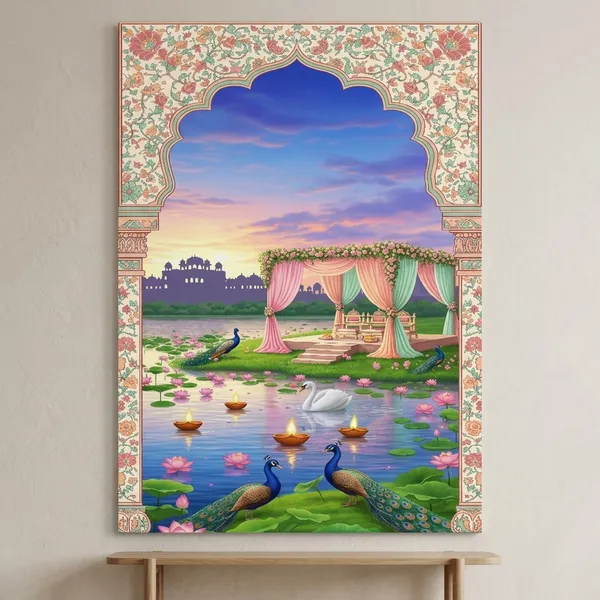 Royal_Lotus_Lake_Backdrop_|_8X5_Ft_Washable_Cloth