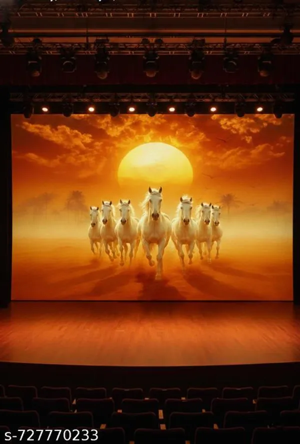 Powerful_Running_White_Horses_Sunset_Backdrop_5X8_Ft