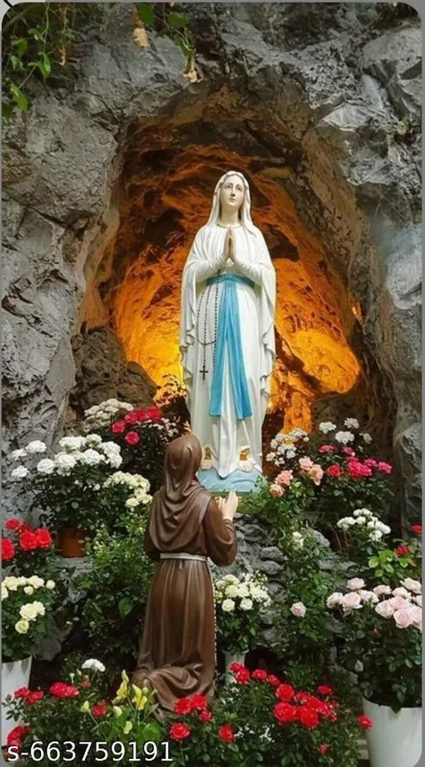 Divine_Mother_Mary_Grotto_Backdrop_|_Our_Lady_Of_Lourdes_Holy_Prayer_Theme