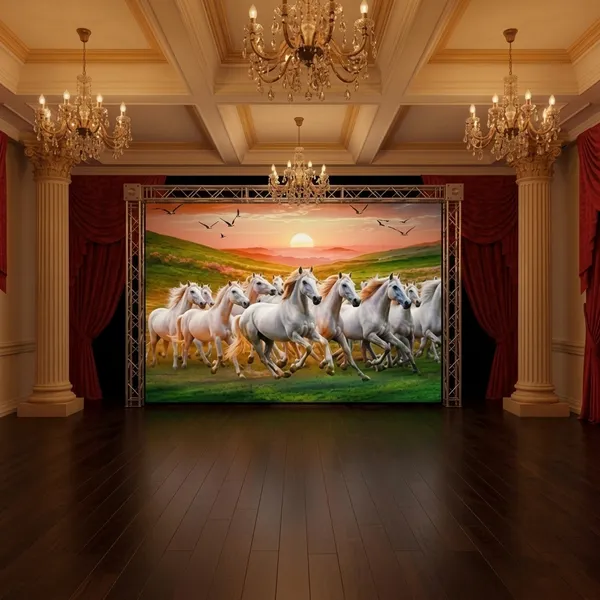 Running_White_Horses_Nature_Scenic_Premium_Decorative_Backdrop_5X8_Ft