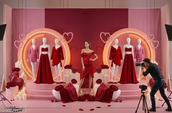 Premium_Romantic_Pink_Red_Heart_Theme_Backdrop_Cloth_5X8Ft