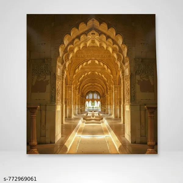 Luxury_Royal_Mughal_Palace_Corridor_Golden_Archway_3D_Printed_Backdrop_5X8Ft
