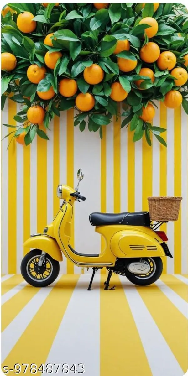 Yellow_Scooter_Theme_Backdrop_Curtain_For_Festival_&_Event_Decoration