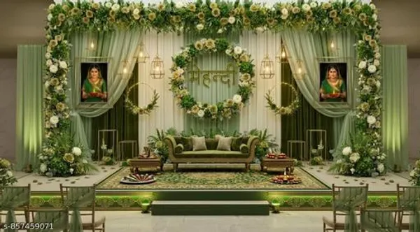 Premium_Mehendi_Ceremony_Decoration_Backdrop_Wall_Cloth_With_Sage_Green_White