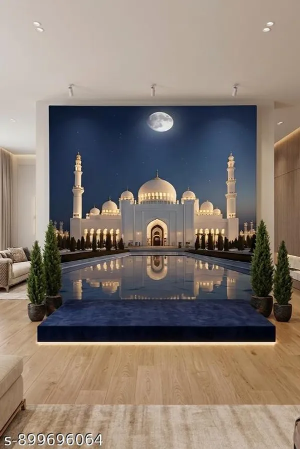 Premium_Majestic_White_Mosque_Night_Sky_Backdrop_With_Illuminated_Domes,_Tall