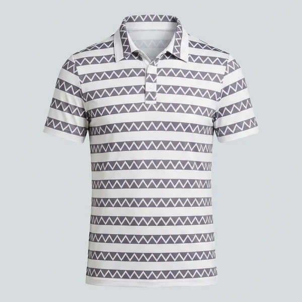 Mens_Blend_Cotton_Navy_Blue_&_White_Zigzag_Stripe_Printed_Polo_T_Shirt_For