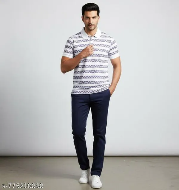 Mens_Premium_White_&_Lavender_Zigzag_Striped_Polo_T-Shirt