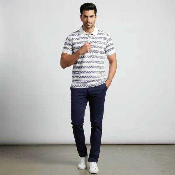 Mens_Premium_White_&_Lavender_Zigzag_Striped_Polo_T-Shirt