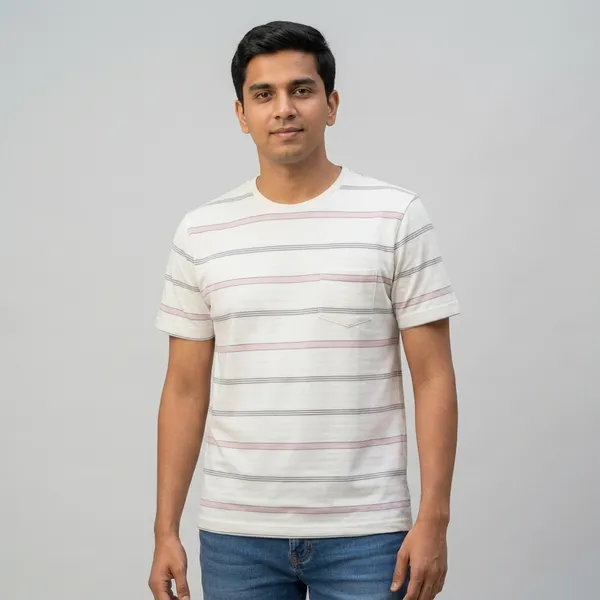 Premium_Off-White_Base_Pink_&_Grey_Horizontal_Striped_Mens_Casual_T-Shirt