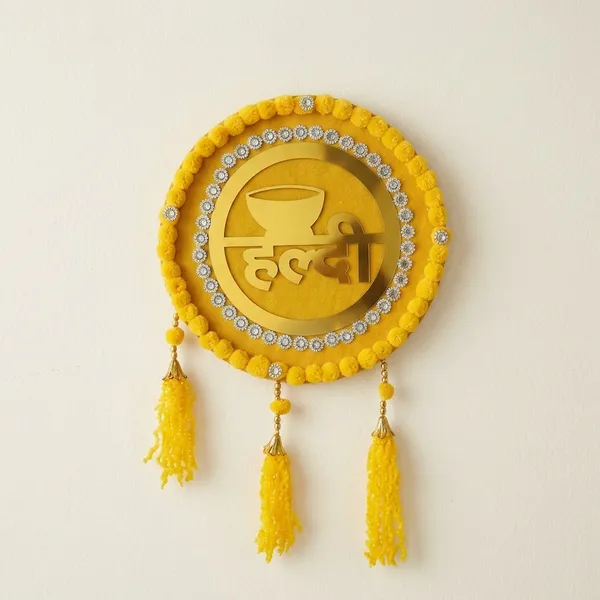 Premium_Haldi_Ceremony_Welcome_Hanging_Decoration_With_Golden_Haldi_Yellow_Round
