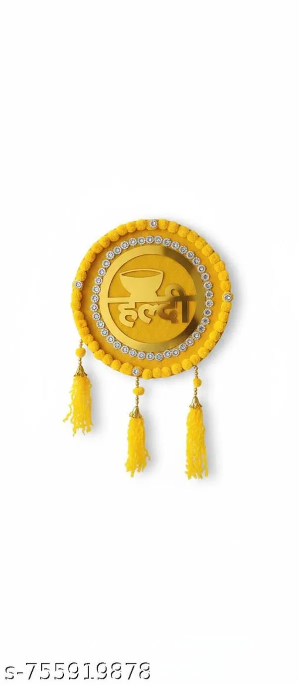 Premium_Haldi_Ceremony_Welcome_Hanging_Decoration_With_Golden_Haldi_Yellow_Round