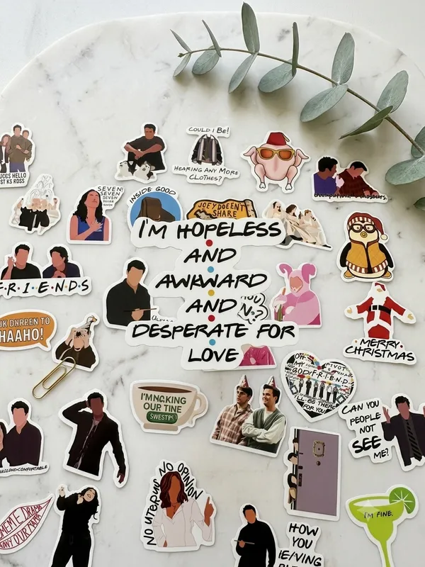 Friends_TV_Show_Character_Quote_Stickers_Pack