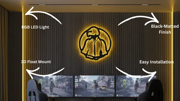 Pubg_LED_Wall_Decor_Logo